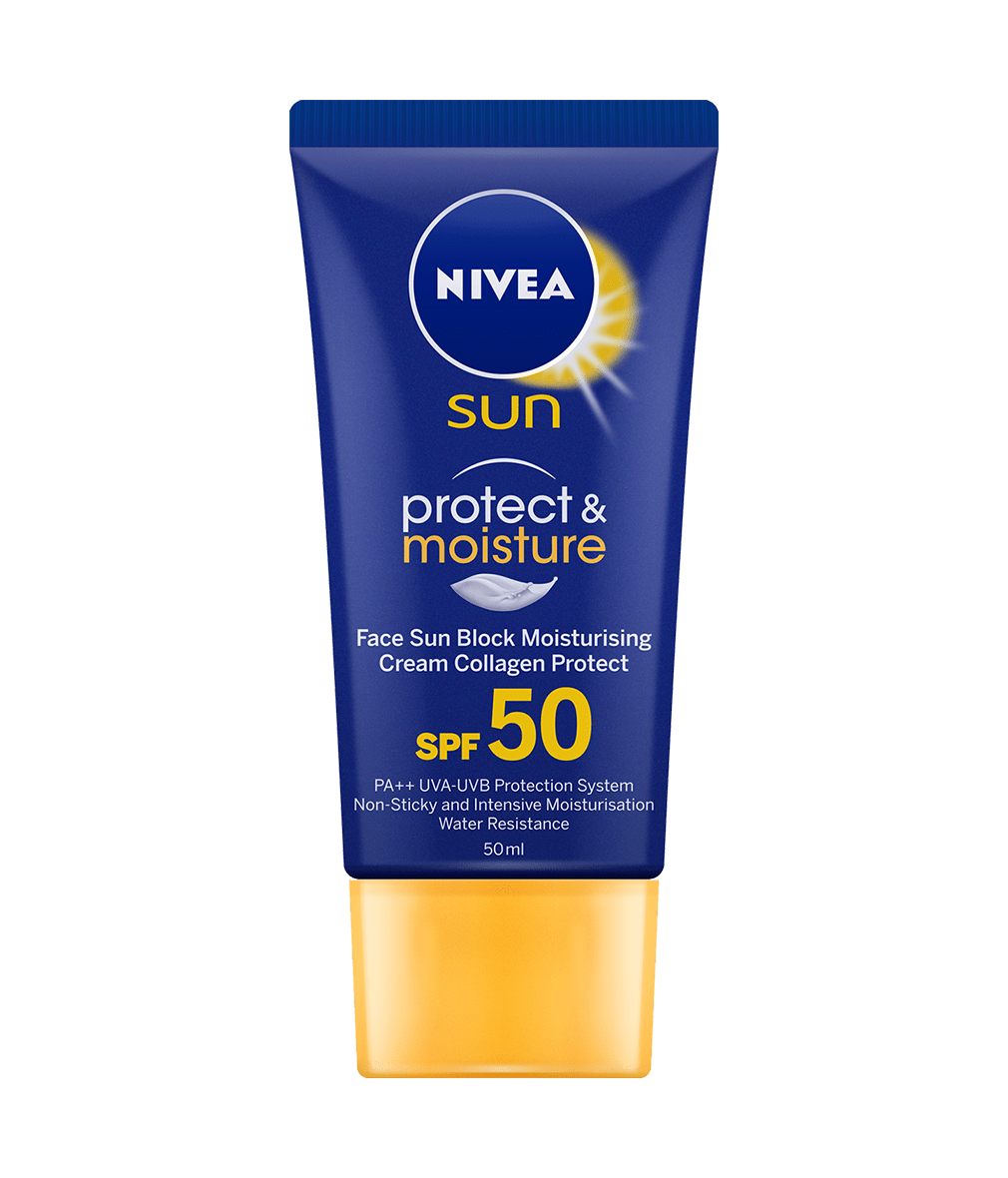 NIVEA Sun Face Protect & Moisture Cream SPF50